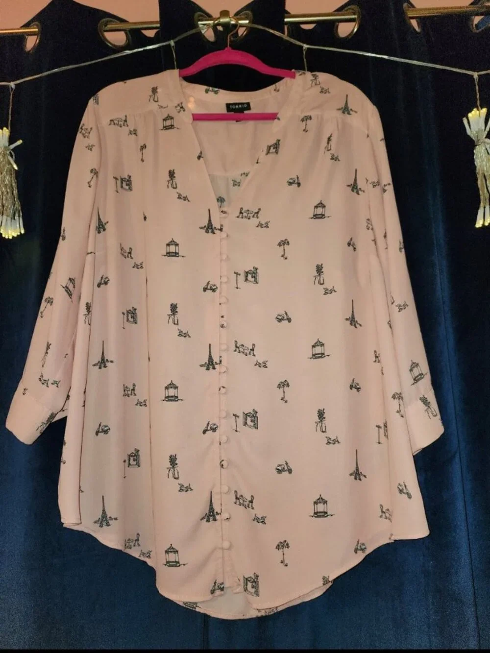 TORRID Paris Blouse - Picture 1 of 3